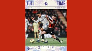 Duel di Vitality Stadium, Bournemouth Tahan Villa