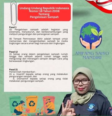 Bank Sampah ASM Padang Gencar Sosialisasikan UU Pengelolaan Sampah