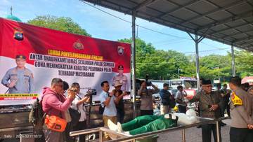Tak Hanya Jaga Keamanan, Bhabinkamtibmas se-Sumbar Asah Skill Penyelenggaraan Jenazah