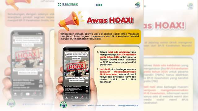 Waspada Tautan Hoax tentang Peralihan Peserta BPJS Kesehatan