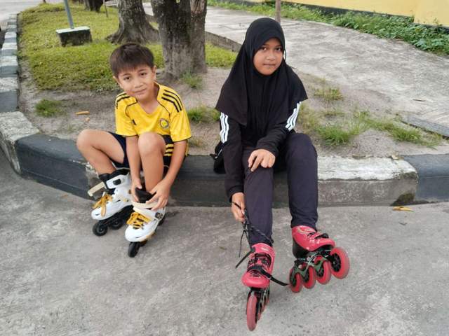 Alihkan Anak dari Gadget Lewat Olahraga Sepatu Roda