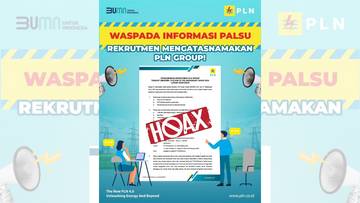 Hoaks, Informasi Pendaftaran Lowongan Kerja PLN 2024 di Facebook