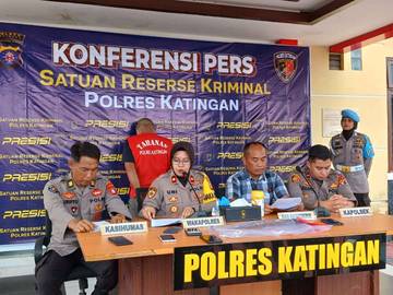Polres Katingan Gelar Pres Rilis Kasus Pembunuhan