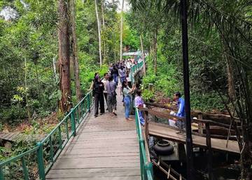 Wisata Hutan Kota Tujuan Utama Warga Palangka Raya