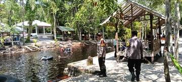Polsek Bukit Batu Patroli di Lokasi Objek Wisata