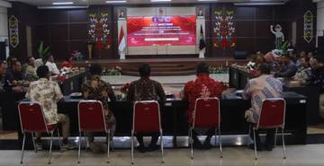 Kanwil Kemenkum Kalteng Terima Hasil Pemeriksaan BMN BPK