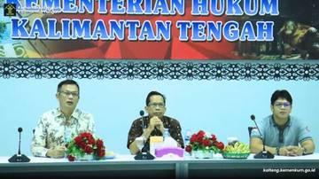  Penyerahan LHP BPK, Kemenkumham Kembali Raih WTP