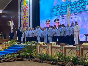 ‎Grand Master Catur Lantik Pengurus Percasi Kalteng