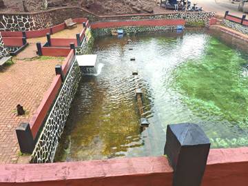 Objek Wisata Kolam Renang Zwembad Mandiangin Ramai Dikunjungi Kala Liburan