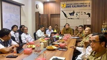 Bahas Abrasi, Pemkab Pulang Pisau Lakukan Kunker ke BWS Kalimantan II