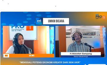 Industri Kriya Pelaku UMKM Kalteng Tembus Pasar Global