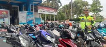 Balap Liar, Ratusan Motor Disita Polisi