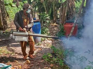 Kasus DBD Kalampangan, Dinkes Palangka Raya Lakukan Fogging Massal 