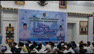 Pemprov Kalteng Gelar Salat Berjemaah Malam Nisfu Syakban