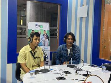 Dialog  RRI Palangkaraya Membahas Penggunaan Listrik Aman