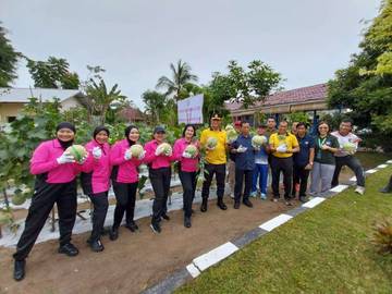 Polda Kalteng Dukung Ketahanan Pangan Lewat Greenhouse