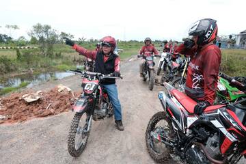 Pemkab Kapuas Cek Ruas Jalan Selat Hulu
