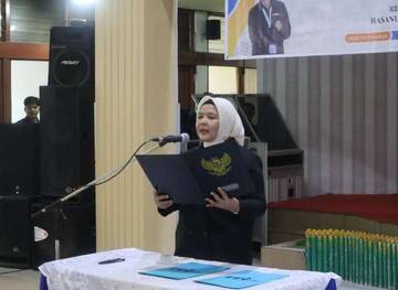 Kepsta RRI Palangka Raya Lantik Hasanudin Kabag Tata Usaha