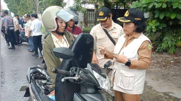 Puluhan Kendaraan di Palangka Raya Terjaring Razia Menunggak Pajak