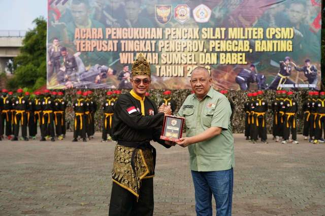 Pengurus Pencak Silat Militer Sumsel-Babel Resmi Dikukuhkan