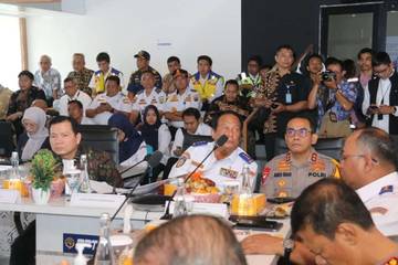 Sambut Lebaran, Kapolda Petinggi Sumsel Ikuti Rapat Transportasi