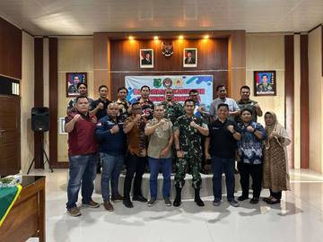 Aklamasi, Dandim 0401 Terpilih Sebagai Ketua TI Muba