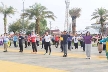 Pemkot Lubuk Linggau Mengajak Menjaga Alun -Alun Kota