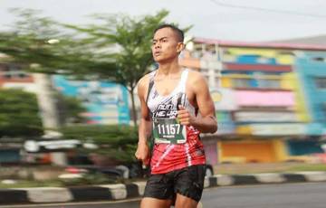 Yonarmed 15/Cailendra Berjaya di Novotel Run Palembang
