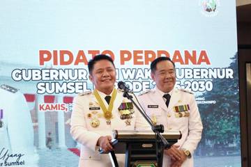 Herman Deru Sampaikan Pidato Perdananya Setelah Dilantik