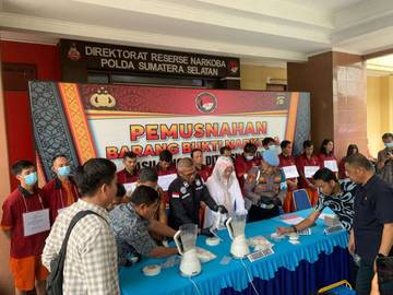 Pekat Musi 2025: Polda Sumsel Tangkap Bandar Sabu