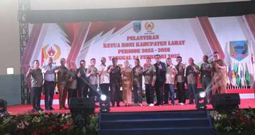 Resmi Dilantik, KONI Lahat Siap Tingkatkan Prestasi