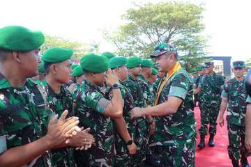 Kunjungi Korem 041/Gamas, Kasad Tekankan Soliditas Disiplin