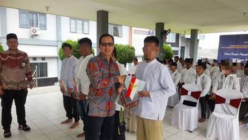 Ratusan Narapidana Lapas Banyuasin Terima Remisi Idulfitri