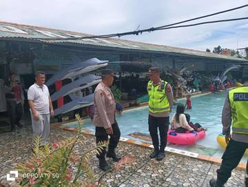 Polsek Talang Kelapa Tinjau Keamanan Wisata Tanah Mas