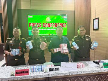 Korupsi Peta Desa, Dua Tersangka Ditahan Kejari Lahat