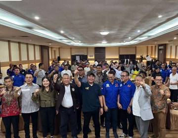 Pelantikan PTMSI, Gubernur Serukan Revolusi Tenis Meja