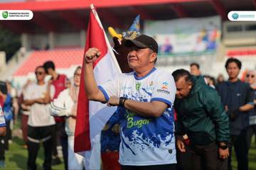 Gubernur Sumsel Kobarkan Semangat Olahraga Jelang PORNAS KORPRI