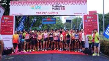 Ratusan Peserta Ikuti Musi Runners 5K Palembang