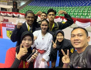 FORKI Sumsel Sukses Bawa Tiga Medali Kejurnas Karate