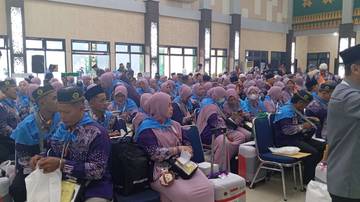 Sebanyak 7.748 Calon Jemaah Diberangkatkan dari Embarkasi Palembang