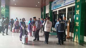 Palembang Sambut 6.983 Jemaah, Satu Belum Tiba