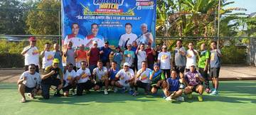 Pererat Komunitas Tenis, Muba-Prabumulih Tanding Persahabatan   