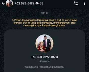 Nama Bupati OKU Selatan Dicatut Penipu Lewat WhatsApp