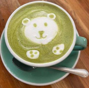 Menikmati Matcha Hangat di Waktu Senggang