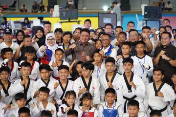 Ribuan Taekwondoin Sumatera Ikuti Kejuaraan Piala Menhan