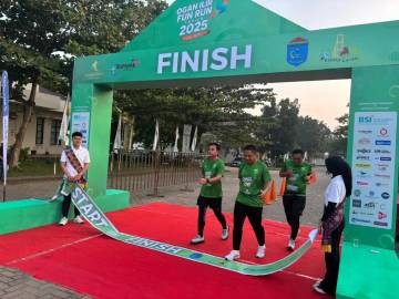 Jamin Keamanan Fan Run, Polres OI Lakukan Pantauan 