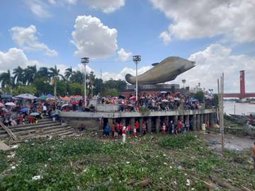 Lomba Bidar Tarik Perhatian Warga Luar Palembang