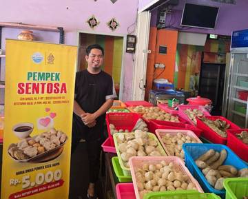 Pempek Sentosa Kuliner Kearifan Lokal Cita Rasa Legend