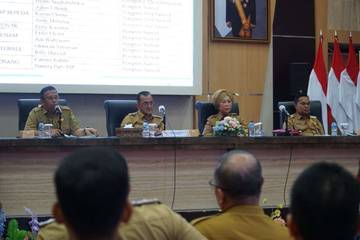 Jelang Pornas KORPRI, Pemprov Sumsel Koordinasi Mantabkan Petugas
