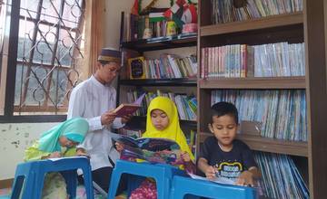 Gerakan Sahabat Juang Dorong Budaya Membaca Palembang